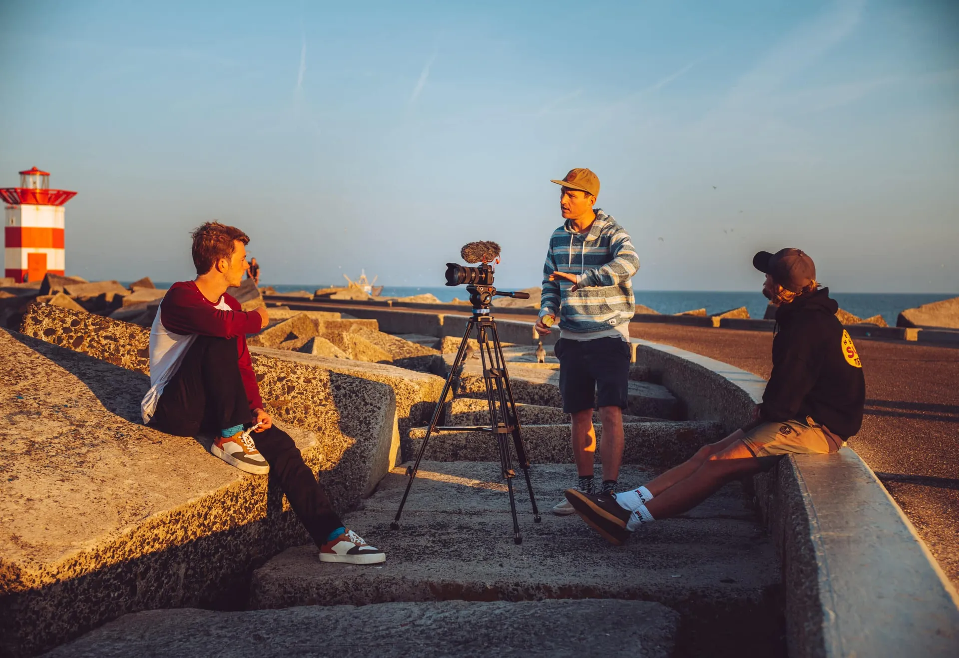 Filmcrew op locatie