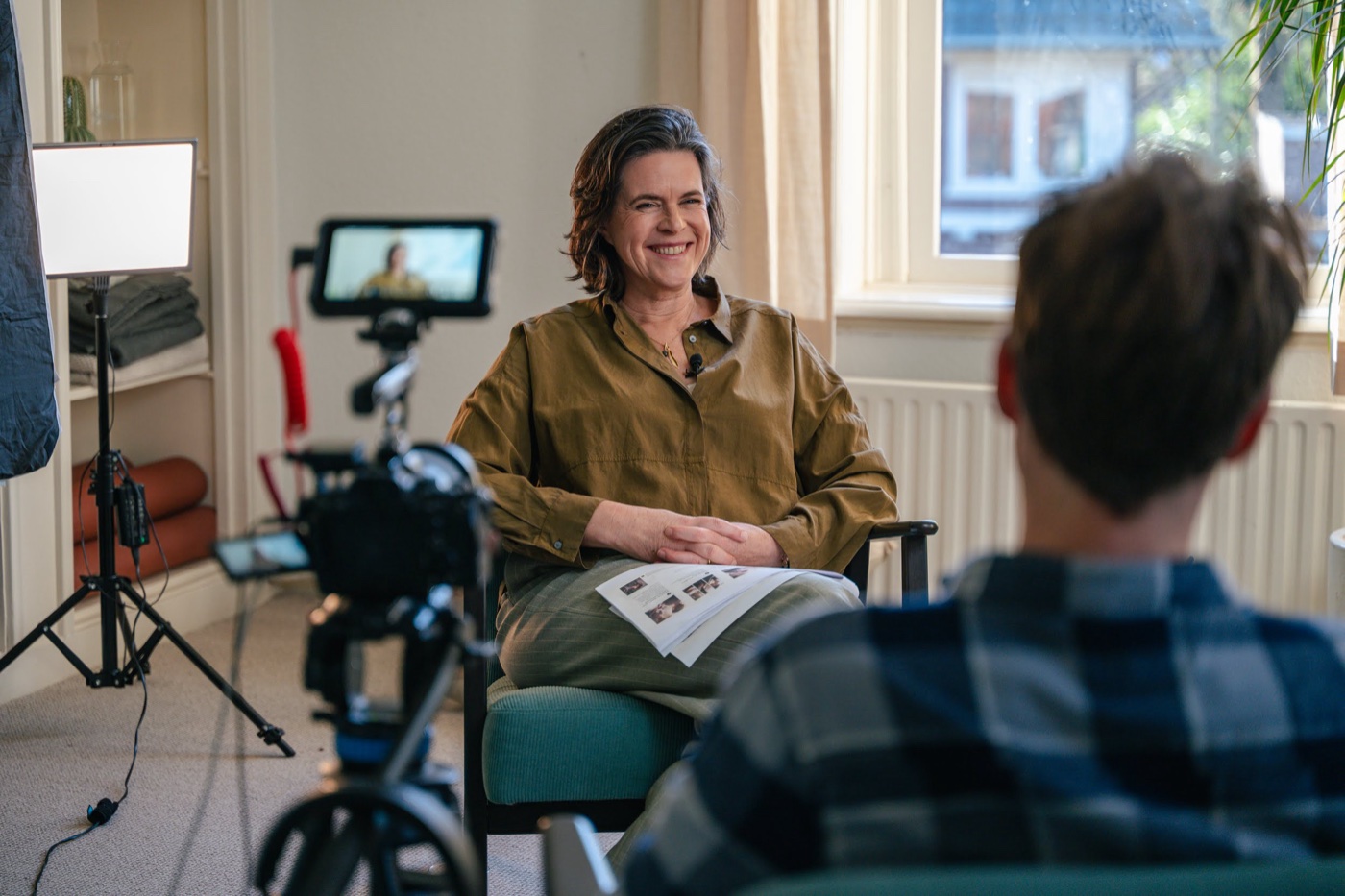 22qMinded: Linda tijdens brandfilm-interview