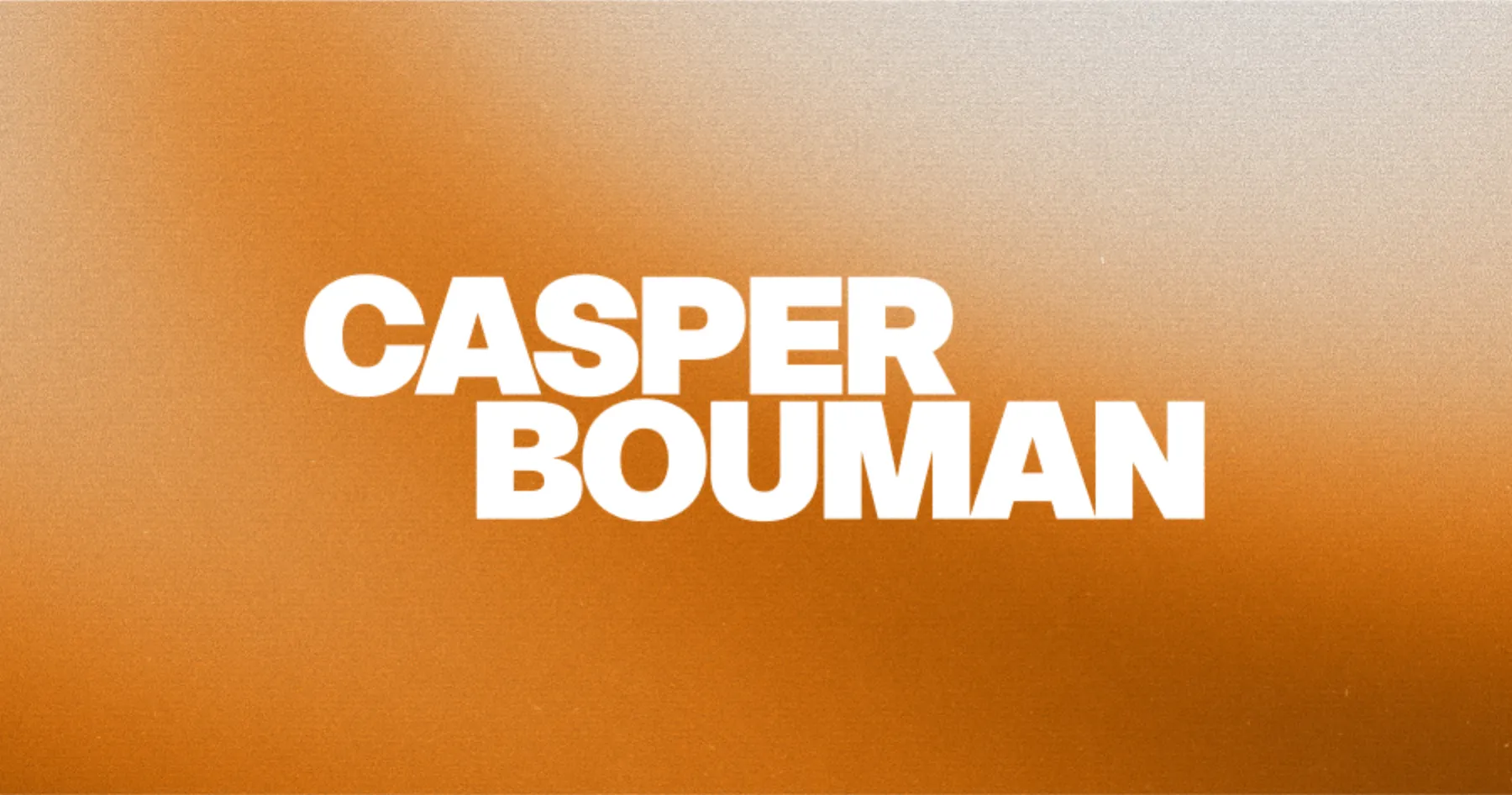 Casper Bouman, branding and website