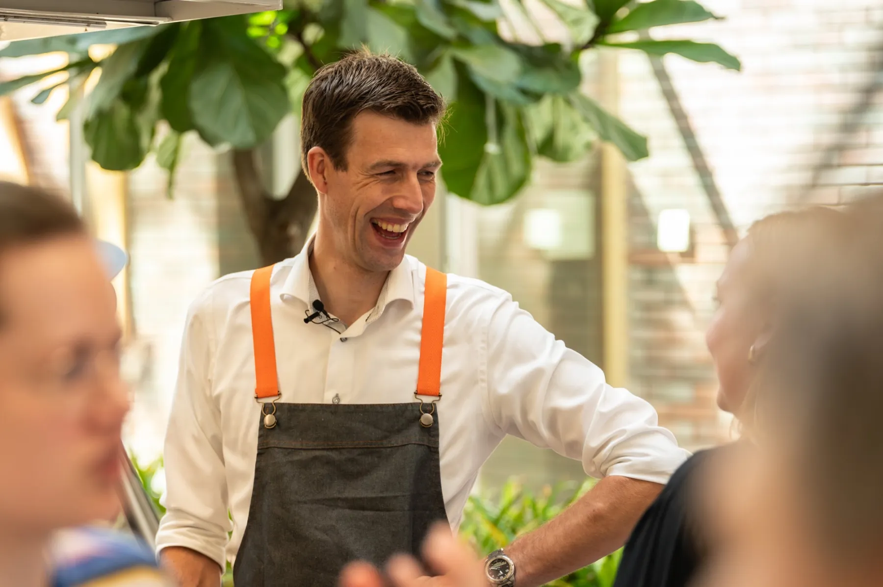 Coffee on Wheels: atrium event