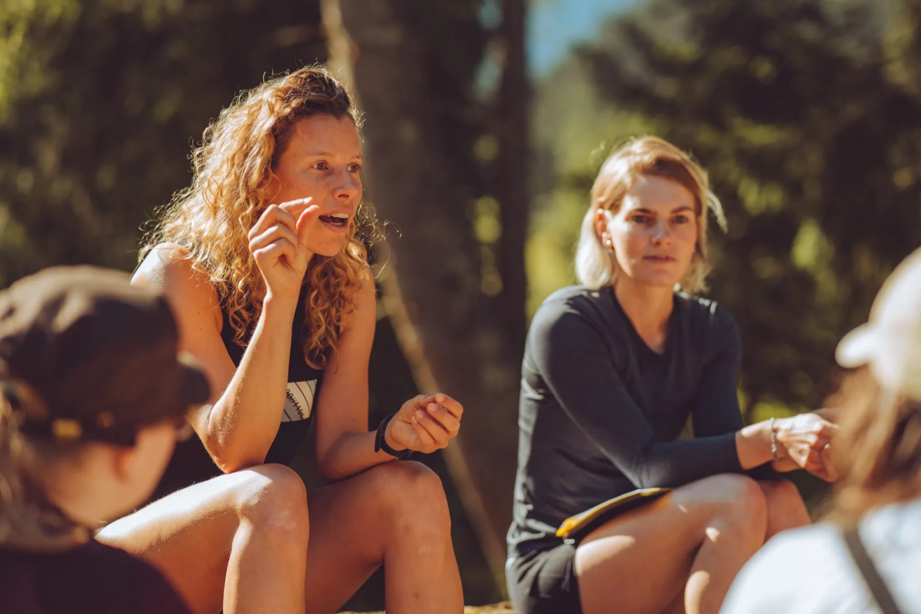 Outdoor Therapie: therapeutic session outdoors