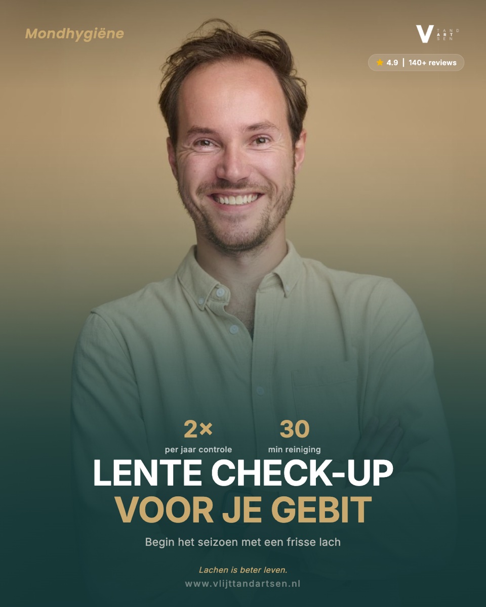 VLIJT: Google Business post: Spring check-up for your teeth