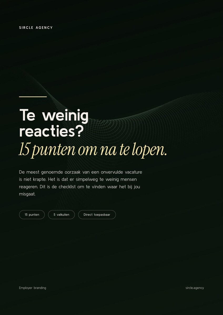 Te weinig reacties? 15 punten om na te lopen, cover